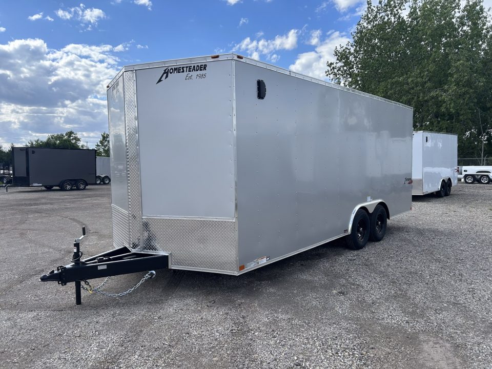 New 2026 Homesteader Trailer 20 FT ENCLOSED CAR HAULER 7 FT INTERIOR HEIGHT 10K GVWR
