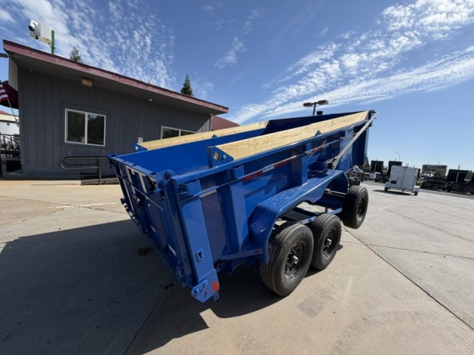 New 2026 Diamond C Trailers LPT207L12X82 P3 7FT X 12FT 14.9K GVW Dump Trailer
