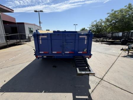 New 2026 Diamond C Trailers LPT207L12X82 P3 7FT X 12FT 14.9K GVW Dump Trailer