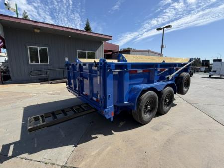 New 2026 Diamond C Trailers LPT207L12X82 P3 7FT X 12FT 14.9K GVW Dump Trailer