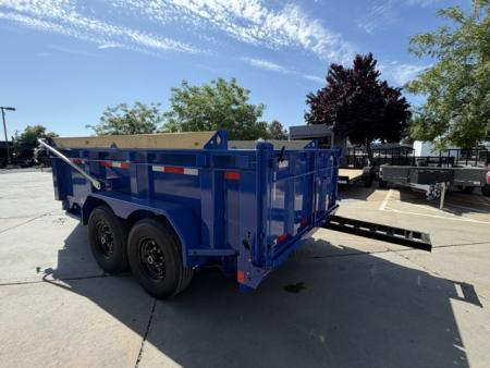 New 2026 Diamond C Trailers LPT207L12X82 P3 7FT X 12FT 14.9K GVW Dump Trailer