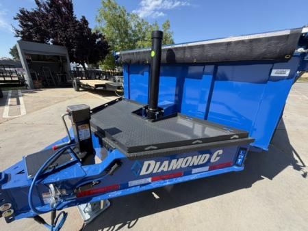 New 2026 Diamond C Trailers LPT207L12X82 P3 7FT X 12FT 14.9K GVW Dump Trailer