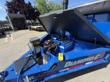 New 2026 Diamond C Trailers LPT207L12X82 P3 7FT X 12FT 14.9K GVW Dump Trailer