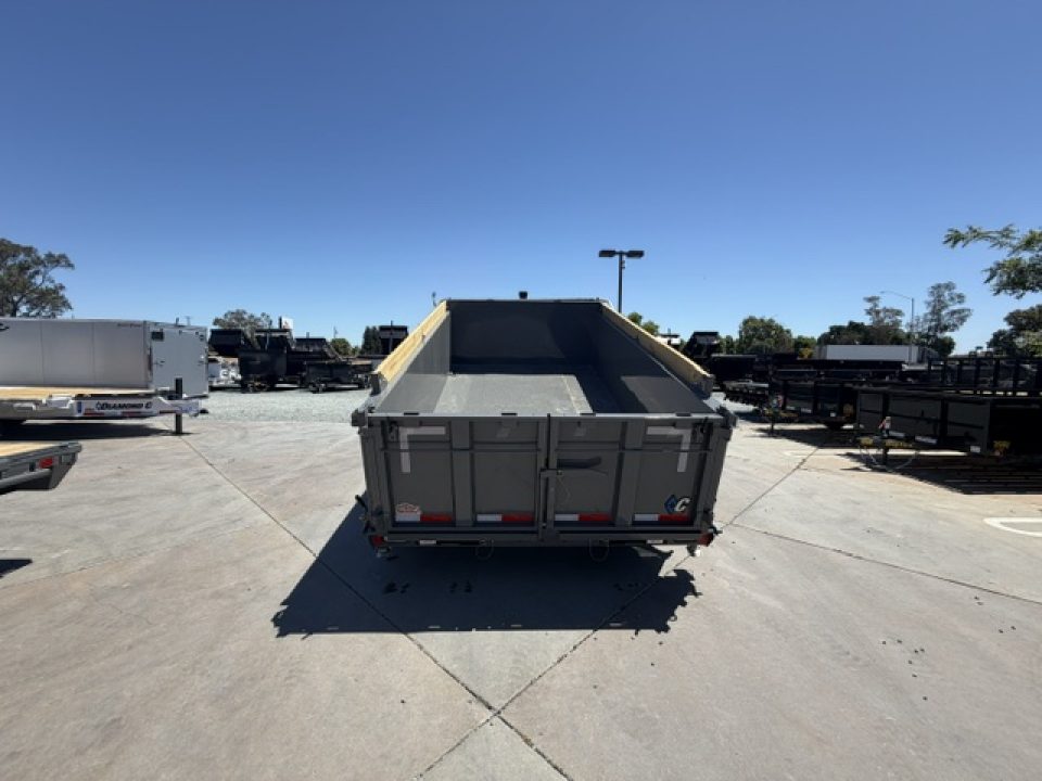 New 2026 Diamond C Trailers LPT207L12X82 P3 7FT X 12FT 14.9K GVW Dump Trailer