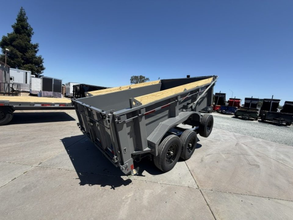 New 2026 Diamond C Trailers LPT207L12X82 P3 7FT X 12FT 14.9K GVW Dump Trailer