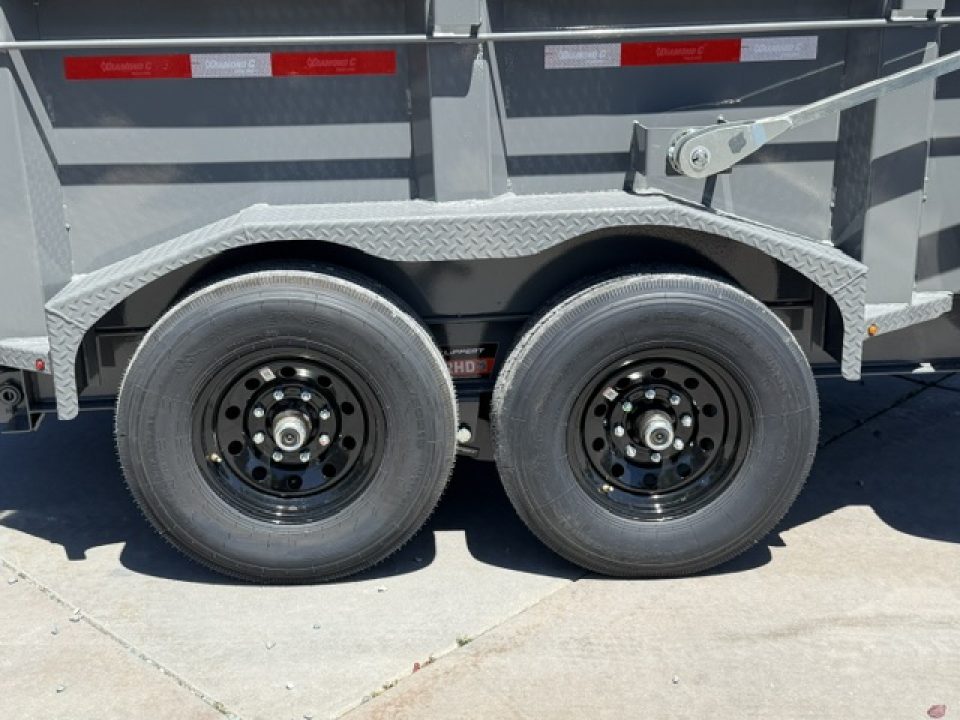 New 2026 Diamond C Trailers LPT207L12X82 P3 7FT X 12FT 14.9K GVW Dump Trailer