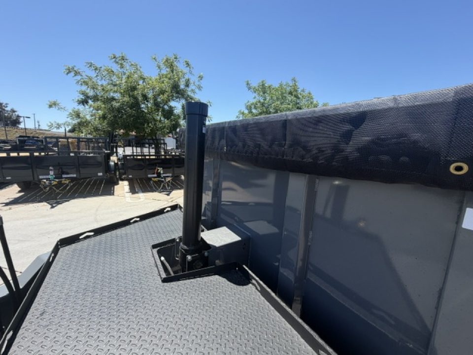 New 2026 Diamond C Trailers LPT207L12X82 P3 7FT X 12FT 14.9K GVW Dump Trailer