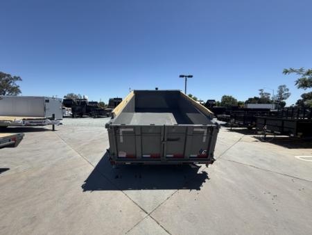 New 2026 Diamond C Trailers LPT207L12X82 P3 7FT X 12FT 14.9K GVW Dump Trailer
