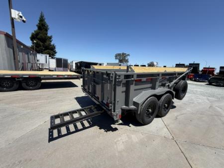 New 2026 Diamond C Trailers LPT207L12X82 P3 7FT X 12FT 14.9K GVW Dump Trailer