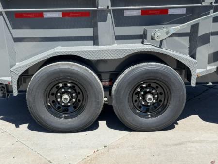 New 2026 Diamond C Trailers LPT207L12X82 P3 7FT X 12FT 14.9K GVW Dump Trailer