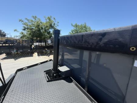 New 2026 Diamond C Trailers LPT207L12X82 P3 7FT X 12FT 14.9K GVW Dump Trailer