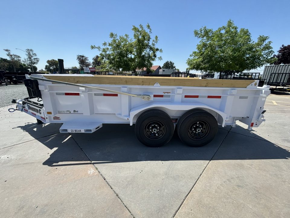 New 2026 Diamond C Trailers LPT207L14X82PS 7FT X 14FT 15.5K GVW Dump Trailer