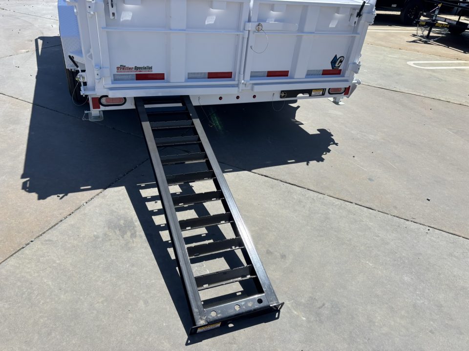 New 2026 Diamond C Trailers LPT207L14X82PS 7FT X 14FT 15.5K GVW Dump Trailer