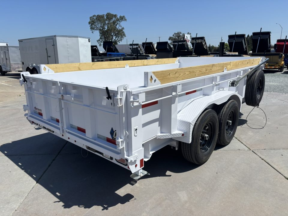 New 2026 Diamond C Trailers LPT207L14X82PS 7FT X 14FT 15.5K GVW Dump Trailer