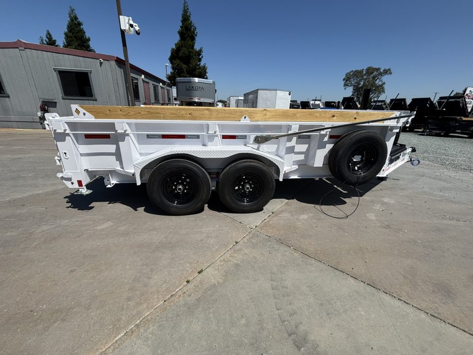 New 2026 Diamond C Trailers LPT207L14X82PS 7FT X 14FT 15.5K GVW Dump Trailer