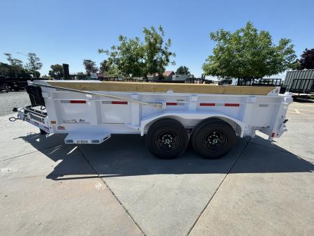 New 2026 Diamond C Trailers LPT207L14X82PS 7FT X 14FT 15.5K GVW Dump Trailer