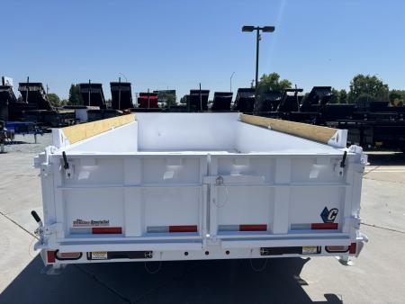 New 2026 Diamond C Trailers LPT207L14X82PS 7FT X 14FT 15.5K GVW Dump Trailer