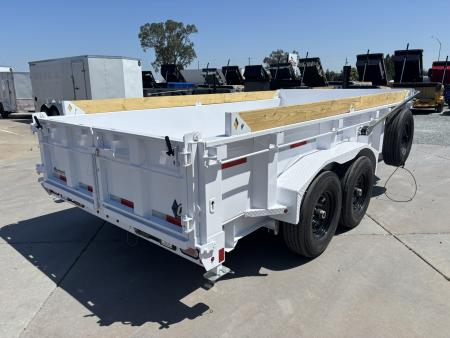 New 2026 Diamond C Trailers LPT207L14X82PS 7FT X 14FT 15.5K GVW Dump Trailer