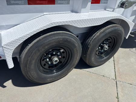 New 2026 Diamond C Trailers LPT207L14X82PS 7FT X 14FT 15.5K GVW Dump Trailer