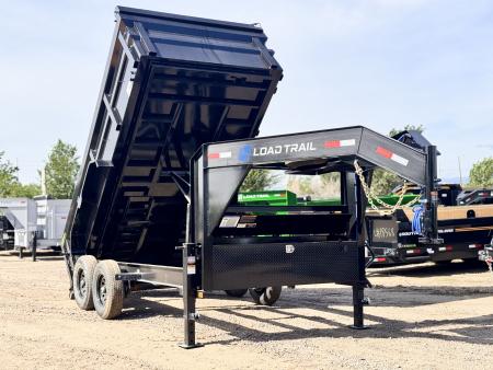New 2026 Load Trail 7-14-3H Gooseneck Dump W/ 7 Gauge Floor 7K Axles