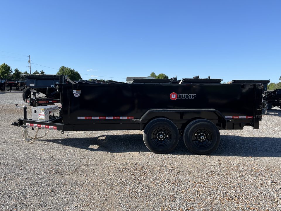 New 2026 U-Dump 83"x14' 14K Telescopic Dump Trailer