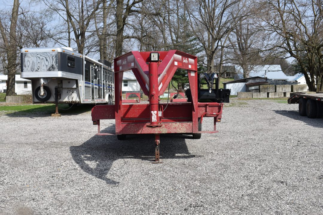 Used 2016 CornPro 16+5 10K GOOSENECK Flatbed Trailer