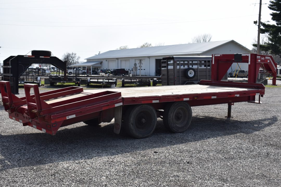 Used 2016 CornPro 16+5 10K GOOSENECK Flatbed Trailer