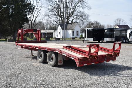 Used 2016 CornPro 16+5 10K GOOSENECK Flatbed Trailer