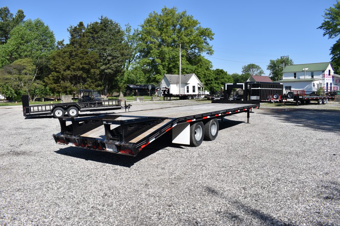 Used 2024 Golden Trailers 25+5 10K Flatbed Trailer