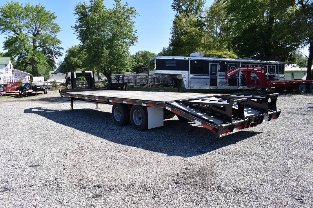 Used 2024 Golden Trailers 25+5 10K Flatbed Trailer