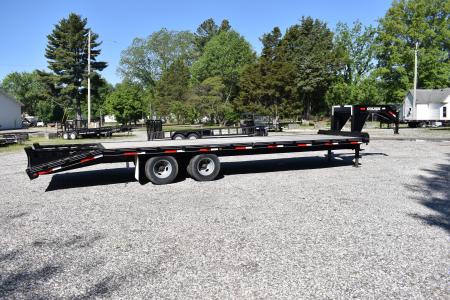 Used 2024 Golden Trailers 25+5 10K Flatbed Trailer