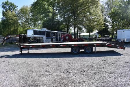 Used 2024 Golden Trailers 25+5 10K Flatbed Trailer