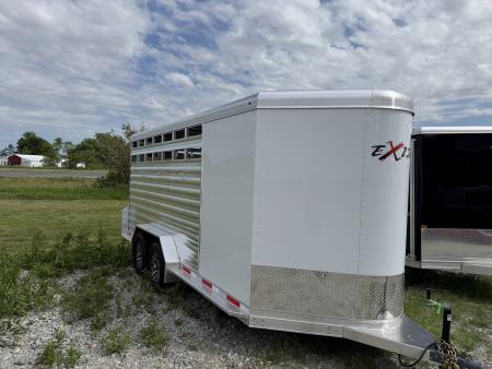 New 2026 Exiss Trailers STC 716 BP Stock / Stock Combo Trailer
