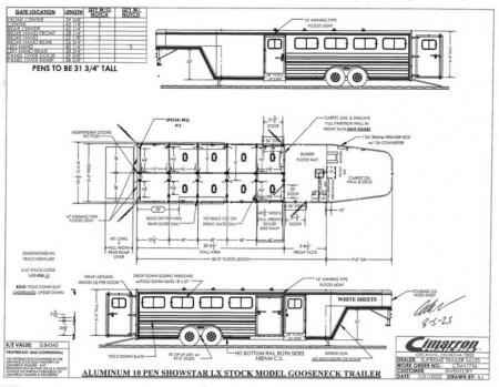New 2026 Cimarron Trailers Showstar 756