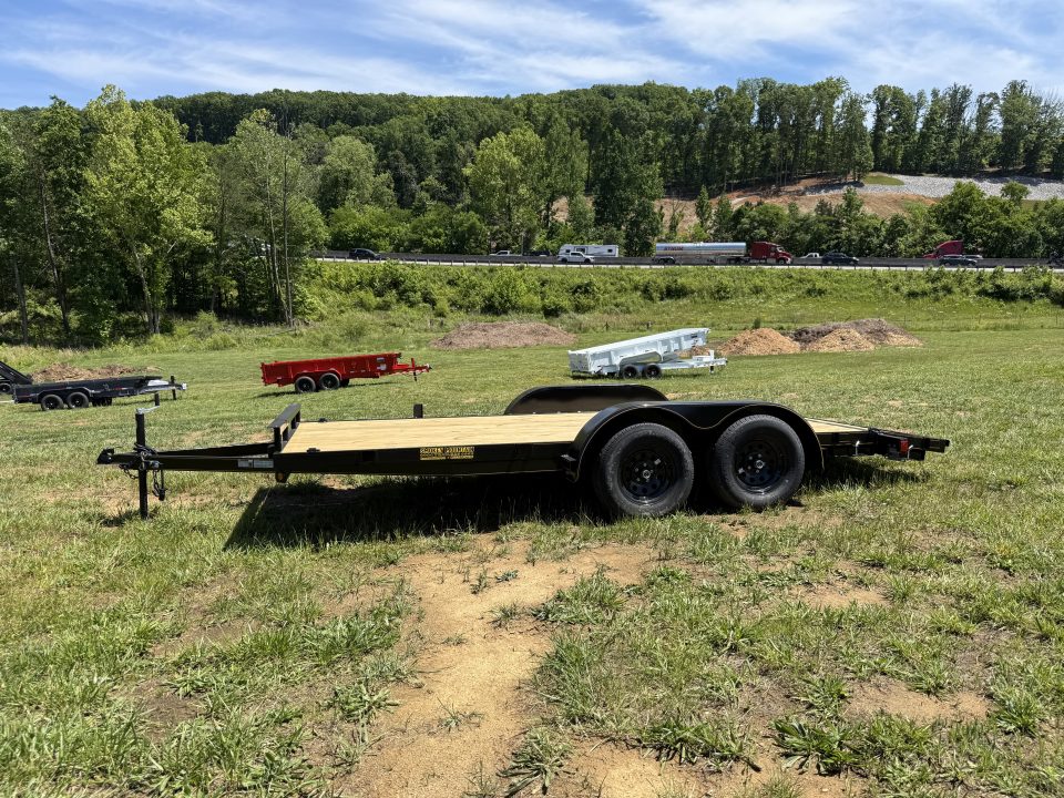 New 2026 P & T Trailers 7K 14+2 CARHAULER WOOD Car Hauler