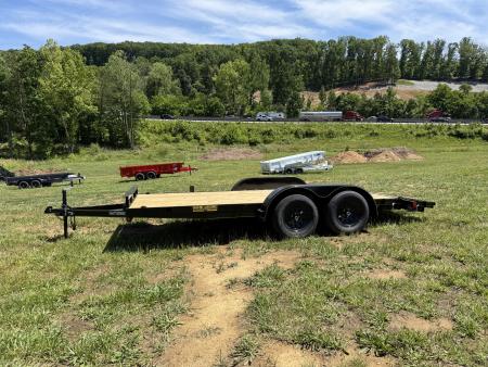 New 2026 P & T Trailers 7K 14+2 CARHAULER WOOD Car Hauler