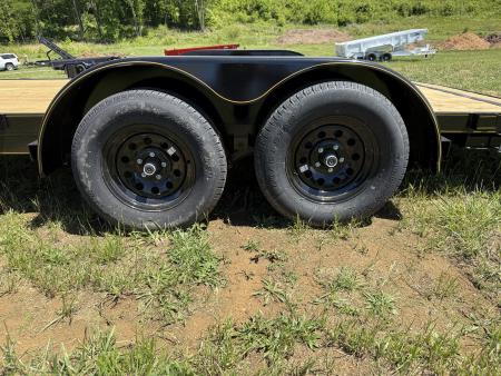 New 2026 P & T Trailers 7K 14+2 CARHAULER WOOD Car Hauler