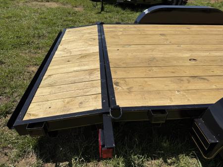 New 2026 P & T Trailers 7K 14+2 CARHAULER WOOD Car Hauler