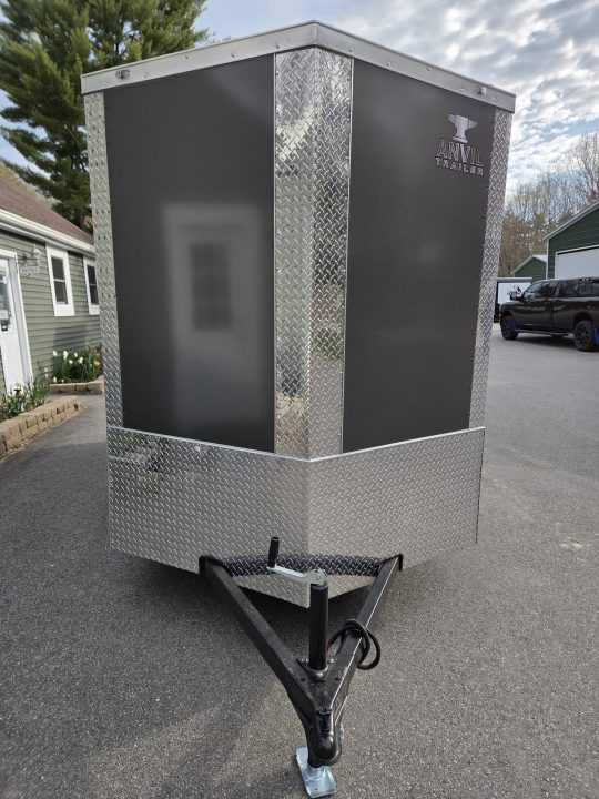 New 2026 Anvil 6x12 Cargo trailer rear ramp Charcoal Cargo / Enclosed Trailer