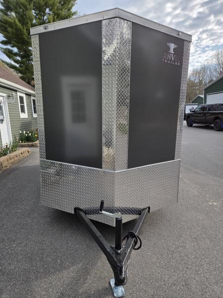 New 2026 Anvil 6x12 Cargo trailer rear ramp Charcoal Cargo / Enclosed Trailer