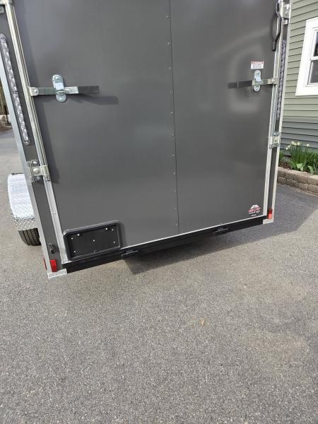 New 2026 Anvil 6x12 Cargo trailer rear ramp Charcoal Cargo / Enclosed Trailer