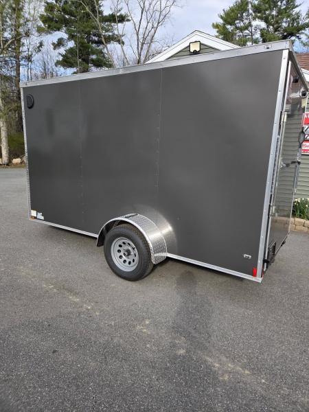 New 2026 Anvil 6x12 Cargo trailer rear ramp Charcoal Cargo / Enclosed Trailer