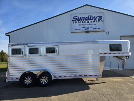 New 2026 Elite Mustang 3 Horse Trailer