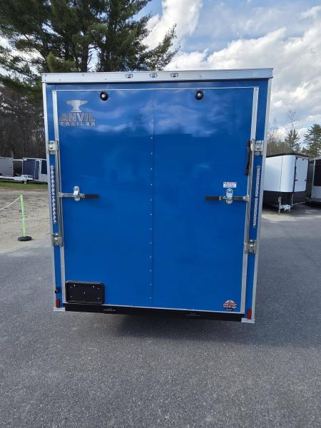 New 2026 Anvil 6X12 ENCLOSED CARGO TRIALER WITH REAR RAMP ELECTRIC BLUE Cargo / Enclosed Trailer