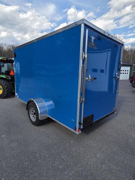New 2026 Anvil 6X12 ENCLOSED CARGO TRIALER WITH REAR RAMP ELECTRIC BLUE Cargo / Enclosed Trailer