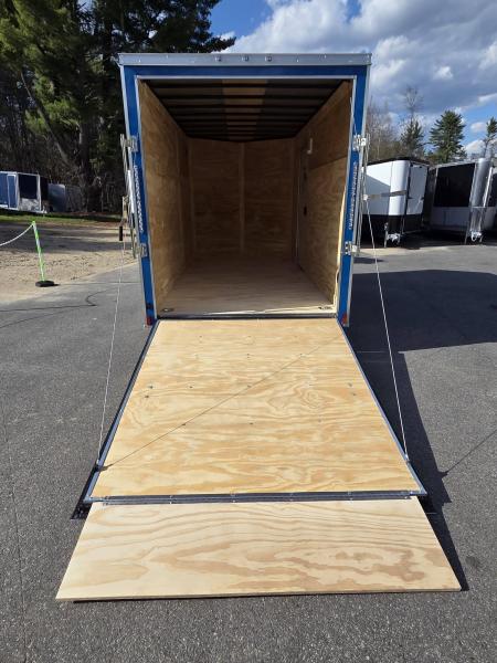 New 2026 Anvil 6X12 ENCLOSED CARGO TRIALER WITH REAR RAMP ELECTRIC BLUE Cargo / Enclosed Trailer