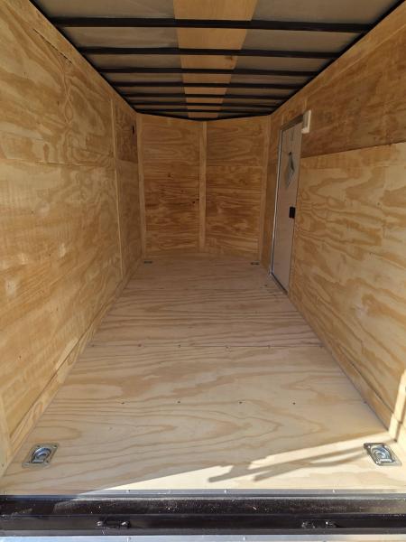 New 2026 Anvil 6X12 ENCLOSED CARGO TRIALER WITH REAR RAMP ELECTRIC BLUE Cargo / Enclosed Trailer