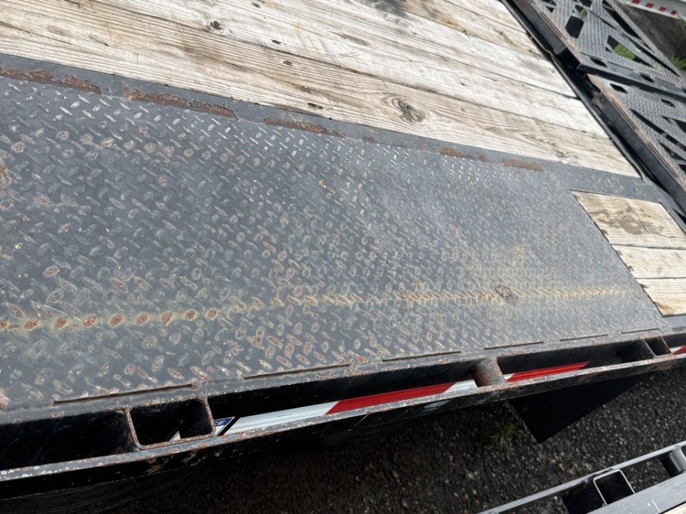 Consignment 2023 Anderson Manufacturing 8 x 24 Gooseneck Trailer Workhouse X-Series with Heavy Duty Ramps Equipment Trailer