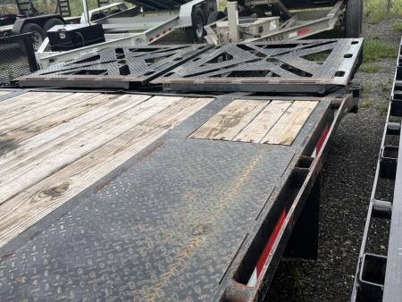 Consignment 2023 Anderson Manufacturing 8 x 24 Gooseneck Trailer Workhouse X-Series with Heavy Duty Ramps Equipment Trailer