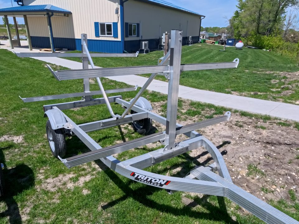 Used 2023 Triton Trailers LXT-LK 4 Place Kayak Trailer with 1,500 lb. GVWR